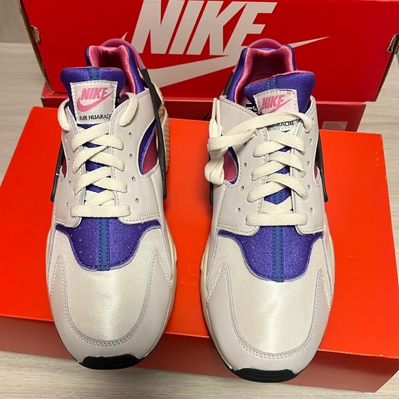 Brand New Sz 10 Nike Air Huarache PRM 'Blue Joy Pink' w/ Box
